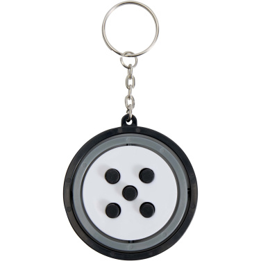 Logo trade promotional merchandise picture of: Spinx recycled plastic gyroscope fidget keychain