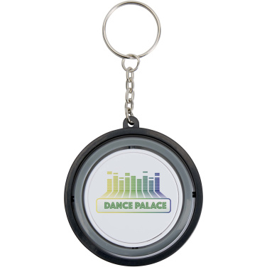 Logotrade promotional merchandise photo of: Spinx recycled plastic gyroscope fidget keychain