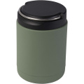 Doveron 500 ml recycled stainless steel insulated lunch pot, Heather green