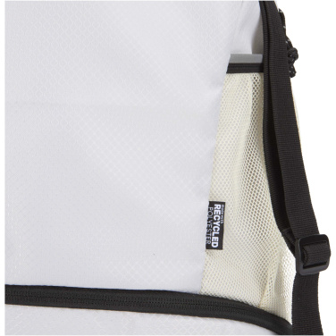 Logotrade advertising product image of: Nomad GRS recycled sports drawstring bag with bottom compartment 18L