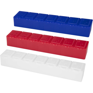 Logo trade business gifts image of: Dose 7-day multi-vitamin organiser