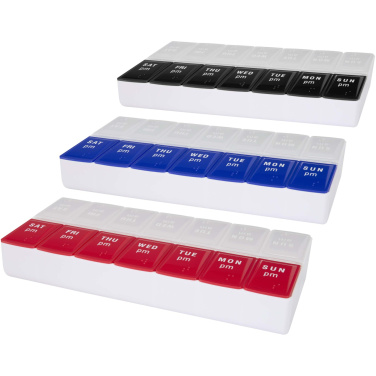 Logo trade promotional merchandise photo of: Cycle 7-day AM/PM multi-vitamin organiser