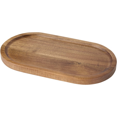 Logo trade promotional gifts image of: Edge acacia wood serving tray