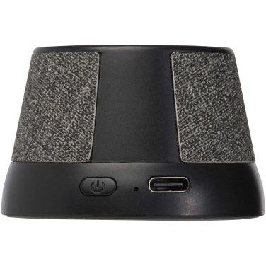 Logo trade corporate gift photo of: Horna 3W recycled plastic magnetic wireless speaker