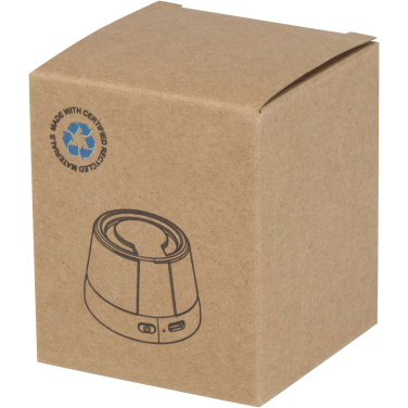 Logotrade advertising product image of: Horna 3W recycled plastic magnetic wireless speaker