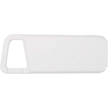 Logo trade advertising product photo of: Alkes 5000 mAh 12W recycled plastic water resistant power bank with carabiner