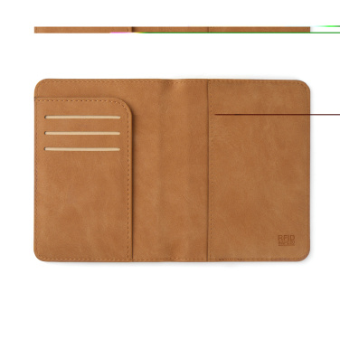 Logo trade promotional giveaways image of: VINGA Bosler RCS RFID passport cover
