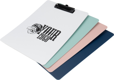 Logo trade promotional giveaways picture of: Writing pad with clip
