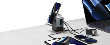 Logotrade promotional items photo of: Urban Vitamin Sacramento 105W GAN charger+retractable cables