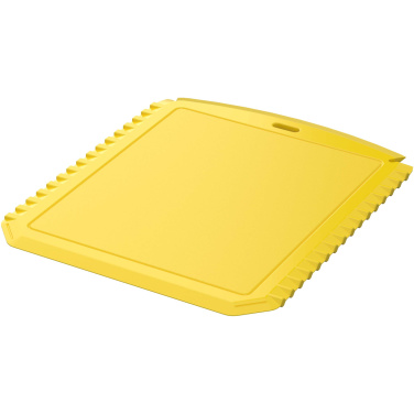 Logo trade promotional item photo of: Thrym rectangular recycled plastic ice scraper