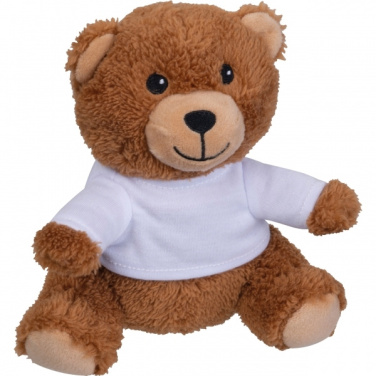 Logo trade promotional merchandise image of: Plush teddy bear HELSINKI
