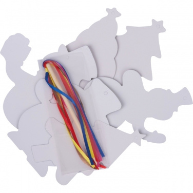 Logo trade corporate gift photo of: Scratch-off Christmas ornaments SOUTH POLE