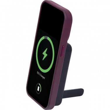 Logo trade promotional giveaways image of: Wireless power bank 5 000 mAh CAIRO