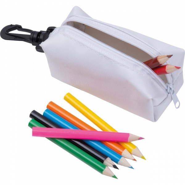 Logo trade corporate gifts picture of: Case with Colored Pencils CARLTON