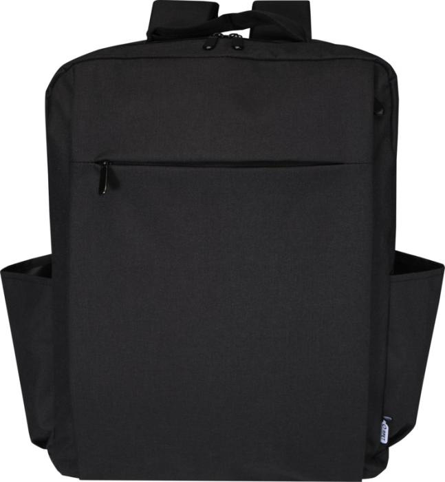 Logotrade promotional item image of: Libra 15” GRS recycled laptop backpack 15L