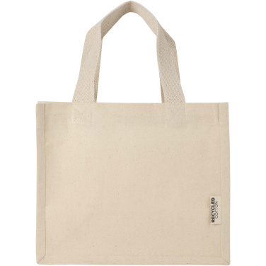 Logotrade promotional merchandise photo of: Odessa 220 g/m² GRS recycled cotton mini gusset tote bag 9L