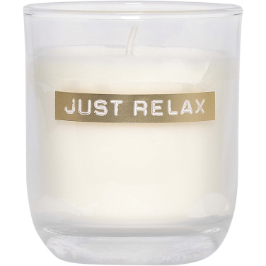 Logo trade promotional items picture of: Wellmark Discovery 250 ml hand soap dispenser and 150 g scented candle set