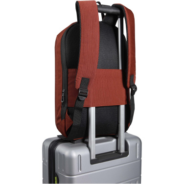 Logo trade corporate gift photo of: Luma 15" GRS recycled anti-theft laptop backpack 10L