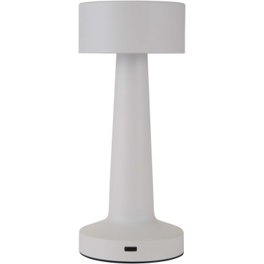 Logo trade promotional product photo of: Aludra rechargeable dimmable table lamp with 3 light modes