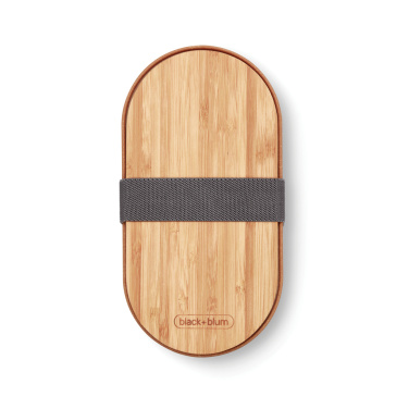 Logo trade corporate gifts picture of: Black+Blum Stainless Steel Double Bento Box