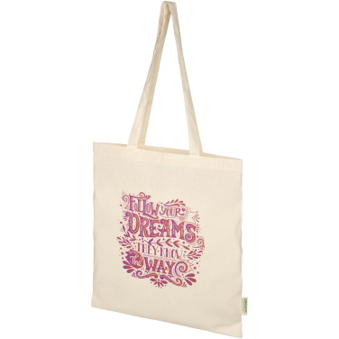 Logo trade promotional item photo of: Odisha 100 g/m² OCS organic tote bag 7L