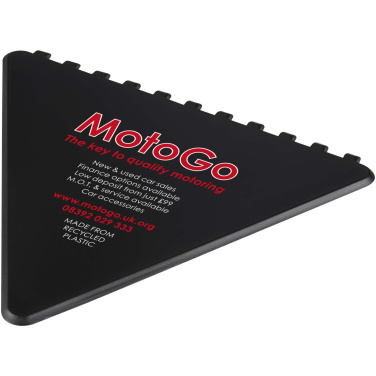 Logo trade corporate gifts image of: Frosty triangular recycled plastic ice scraper