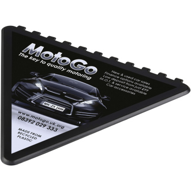 Logotrade business gifts photo of: Frosty triangular recycled plastic ice scraper