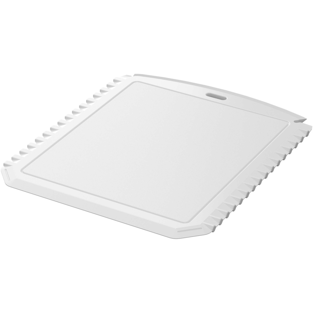 Logo trade corporate gifts image of: Thrym rectangular recycled plastic ice scraper