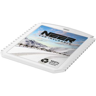 Logotrade promotional giveaway picture of: Thrym rectangular recycled plastic ice scraper