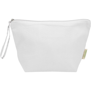 Logo trade promotional merchandise image of: Odisha 180 g/m² OCS organic large accessory pouch 3L