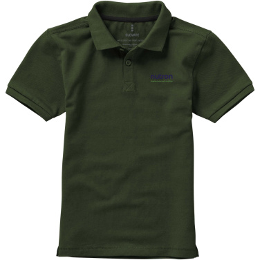 Logo trade promotional giveaways picture of: Calgary short sleeve kids polo