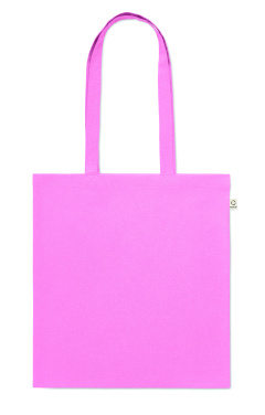 Logo trade promotional products image of: Recycled cotton shopping bag