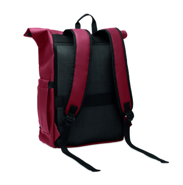 Logotrade promotional merchandise photo of: Rolltop laptop rucksack 600D