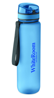 Logo trade promotional gift photo of: Sports water bottle RPET 1L