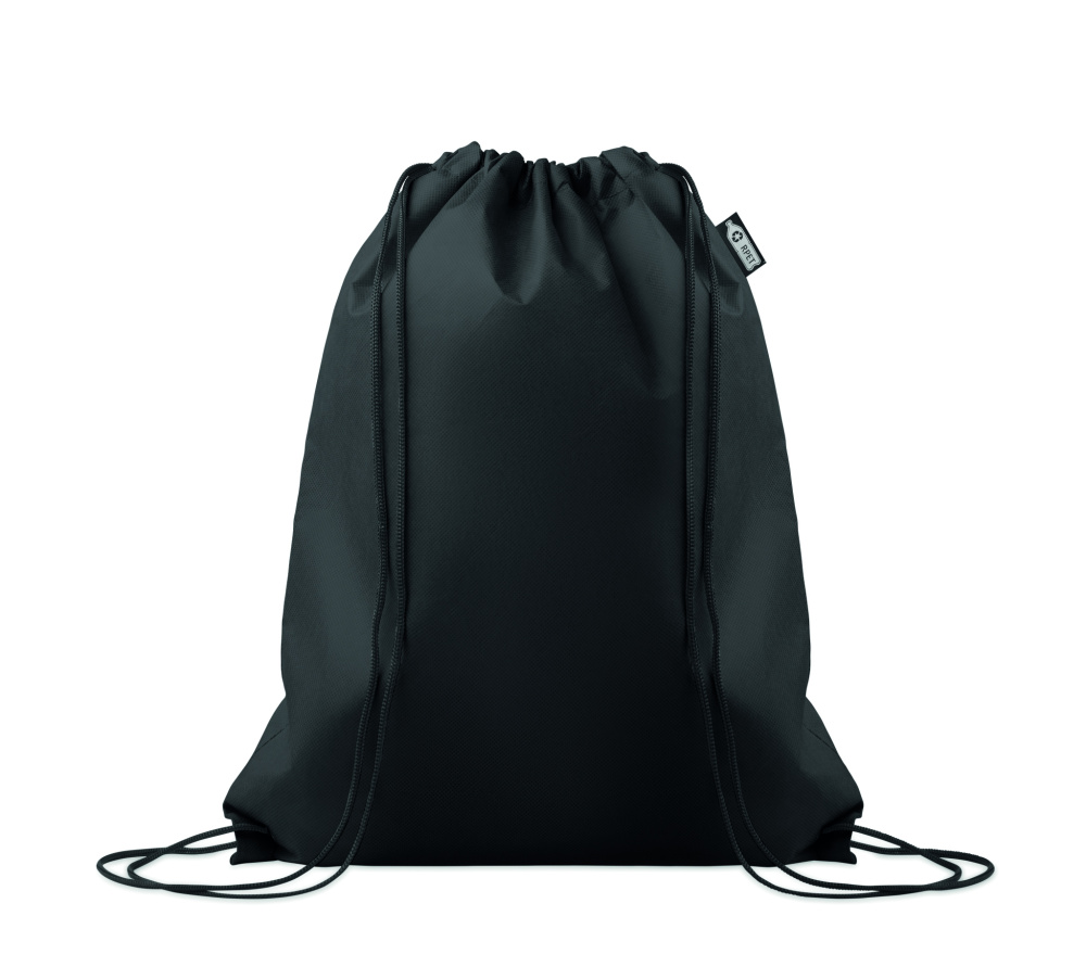 Logotrade promotional merchandise image of: Drawstring bag RPET non-woven