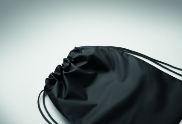 Logo trade corporate gift photo of: Kids drawstring bag 190T RPET