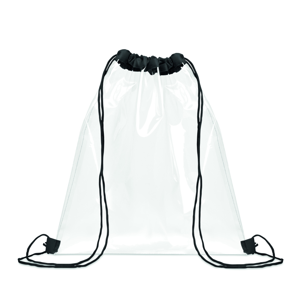 Logotrade promotional merchandise photo of: Transparent drawstring bag