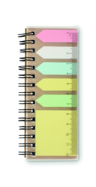 Logo trade business gifts image of: Memo pad in PP