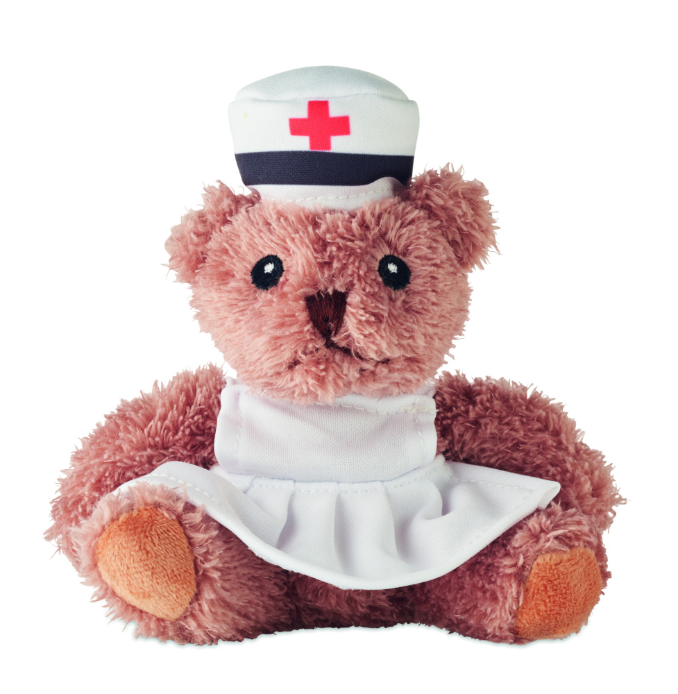 Logotrade corporate gift picture of: Teddy bear plush nurse