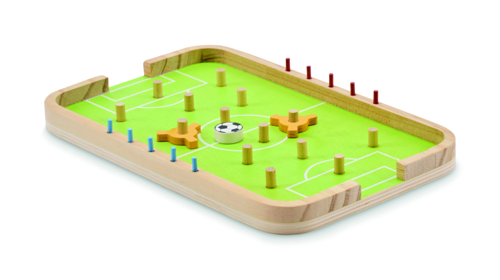 Logo trade promotional items image of: Wooden soccer game