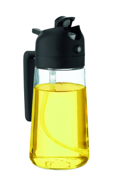 Logo trade promotional giveaways image of: Glass oil dispenser & sprayer