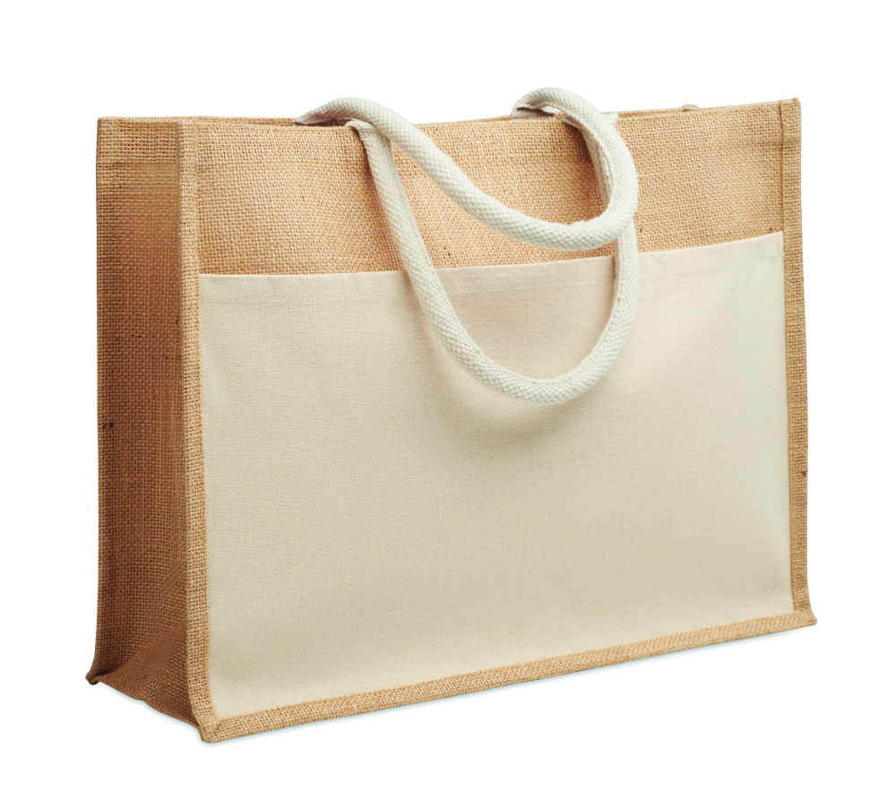 Logo trade corporate gift photo of: Jute shopping bag