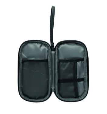 Logo trade promotional merchandise picture of: Tech organiser pouch 600D RPET