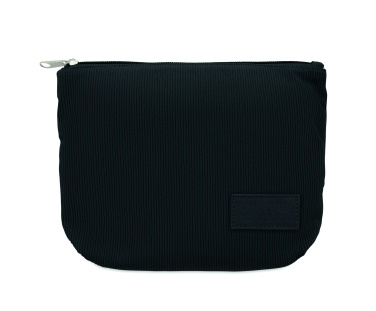 Logotrade promotional item picture of: Corduroy cosmetic bag