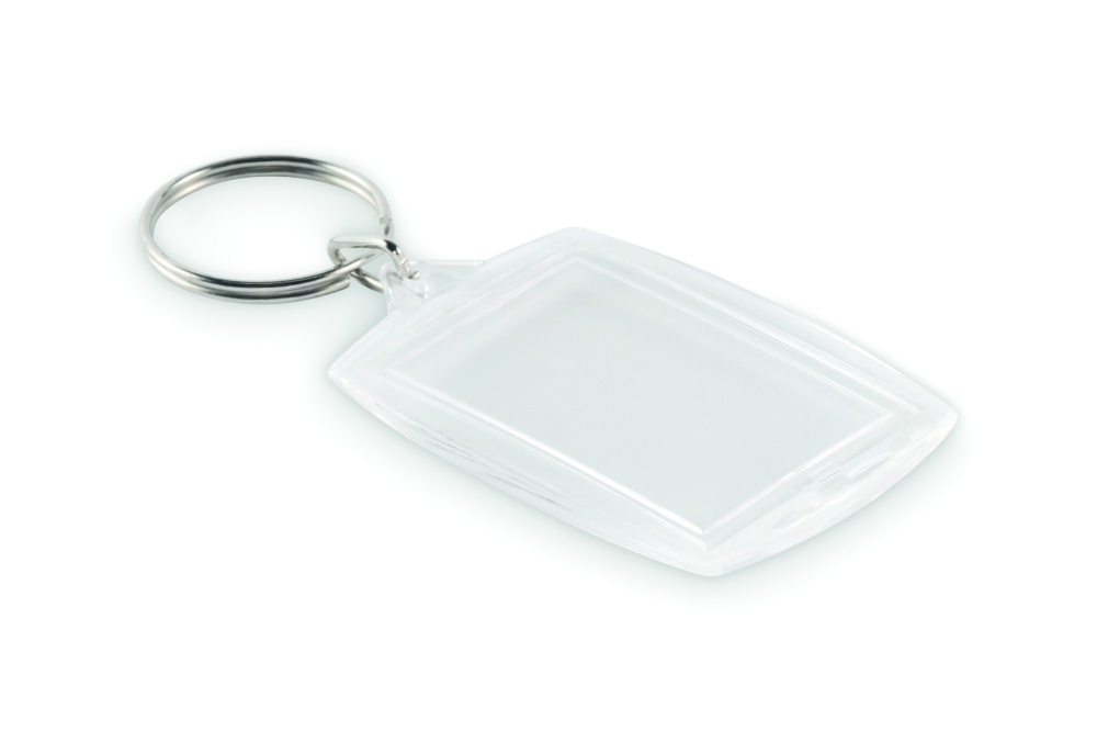 Logo trade business gift photo of: Classic acrylic keyring