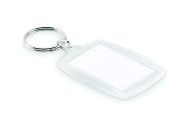 Logo trade promotional products image of: Classic acrylic keyring