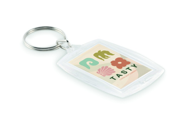 Logo trade corporate gifts image of: Classic acrylic keyring