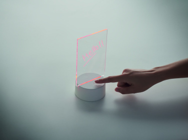 Logo trade corporate gifts image of: Light-up LED memo board