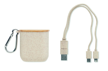 Logotrade advertising products photo of: Cable set in case