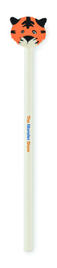 Logo trade promotional merchandise photo of: Wooden pencil in animal shape